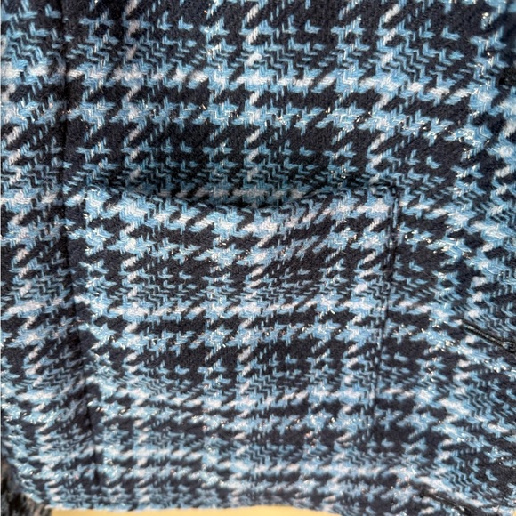 NWT Blue Houndstooth Jacket SZ 14 - Picture 2 of 14
